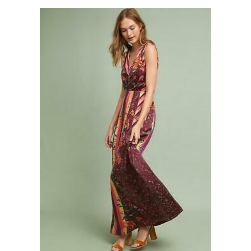 Gala Maxi Dress by 5X Ajit Kumar for Anthropologie Size 2